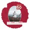 Red Suede Mat Board for 24x36 Frames - Oval Opening for 22x30 Photos